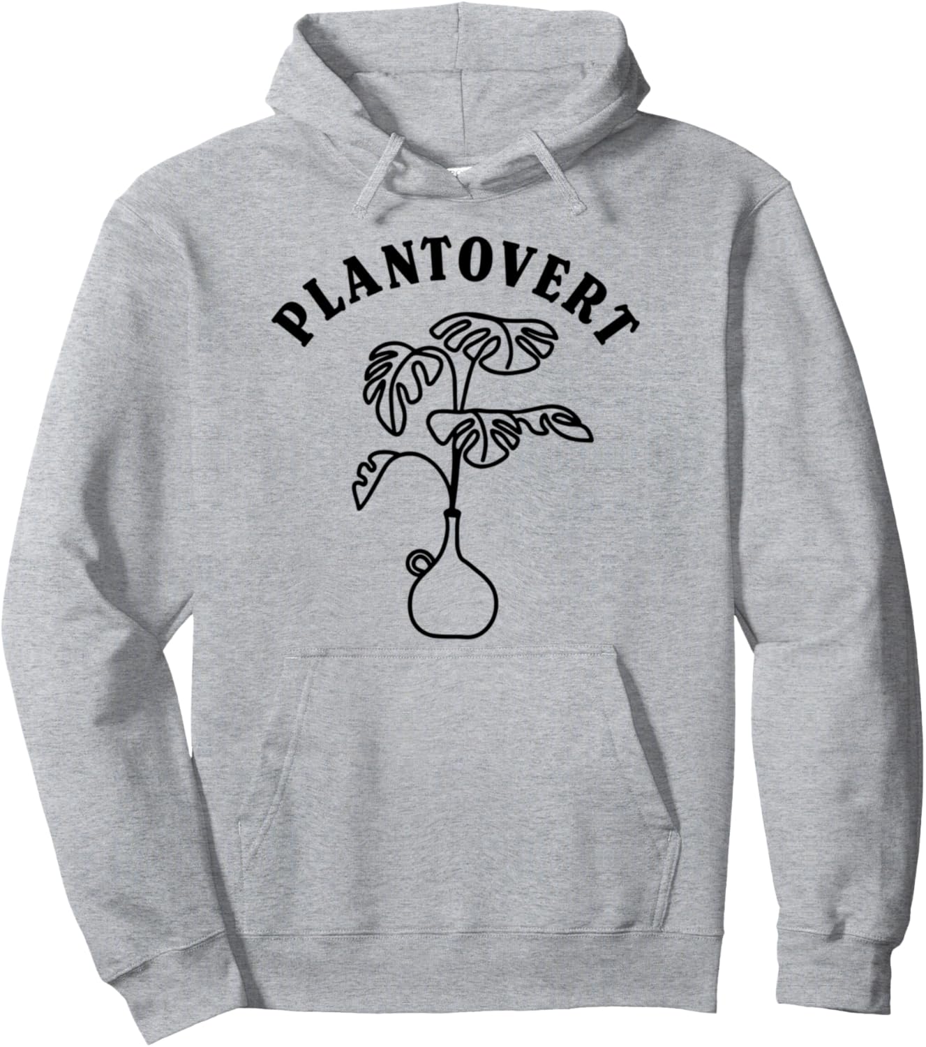 

Забавная толстовка Plantovert с изображением комнатных растений Plant Lover'S Gifts, серый
