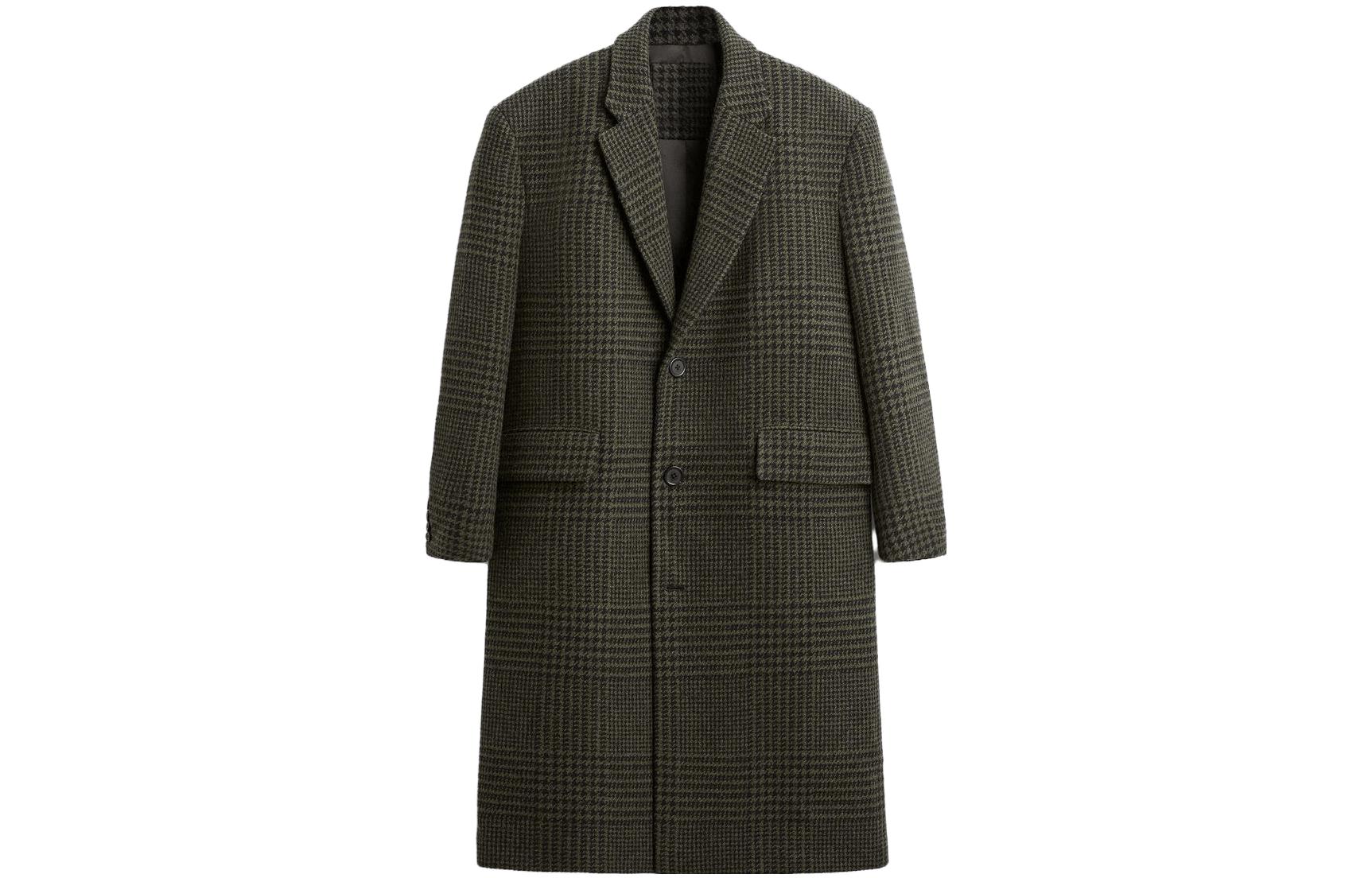 

Пальто унисекс от Harry Lambert Co-brand ZARA, зеленый