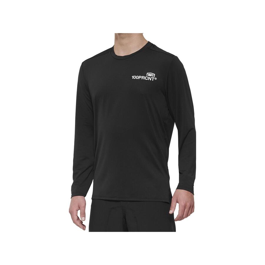 

100% джерси Airmatic с длинным рукавом, черный, размер L