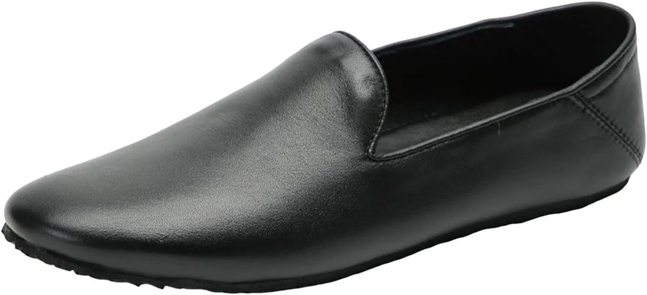 Лоферы кожаные Santimon Penny Loafers, Black