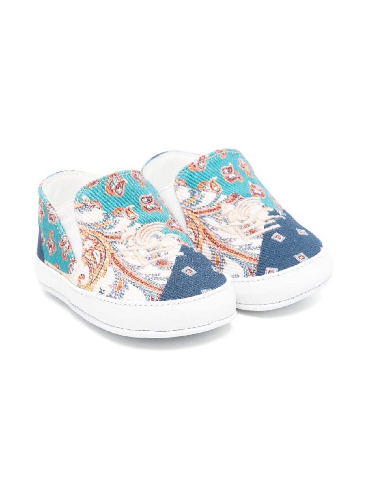 

ETRO KIDS кроссовки с вышивкой Pegaso, синий