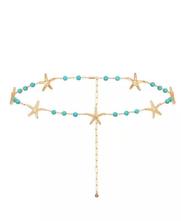 

Цепочка из морских звезд и бирюзы Ettika, turquoise