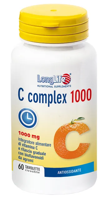 

LongLife C Complex 1000 60 таблеток Витаминная добавка с постепенным высвобождением Long Life
