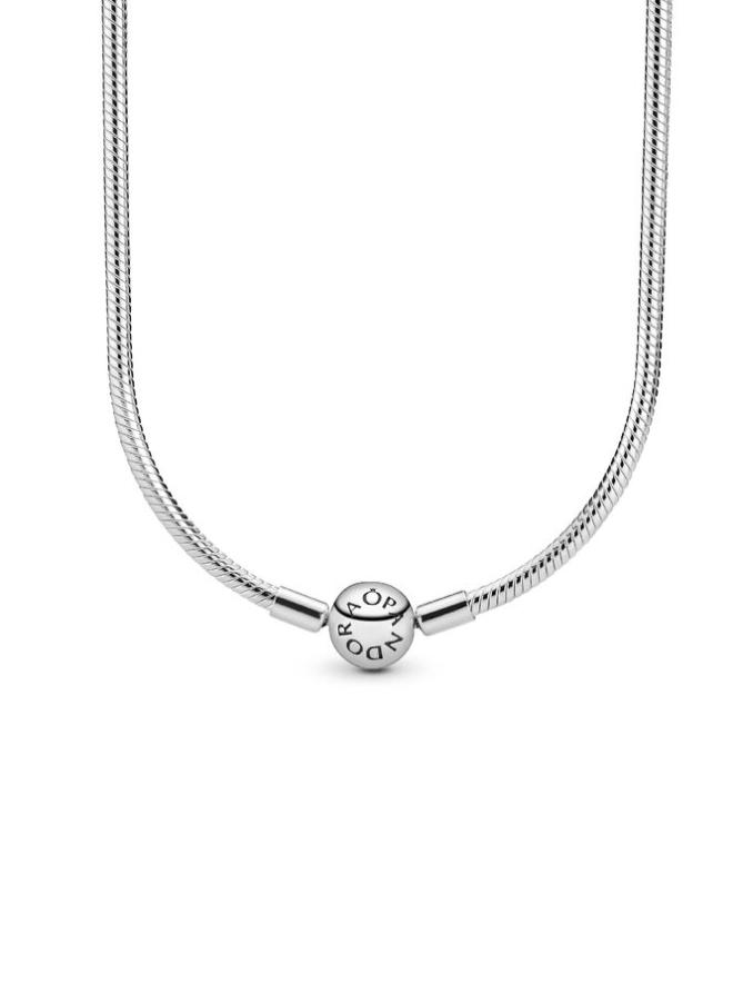 

Ожерелье Pandora Moments Snake Chain Necklace, стерлинговое серебро