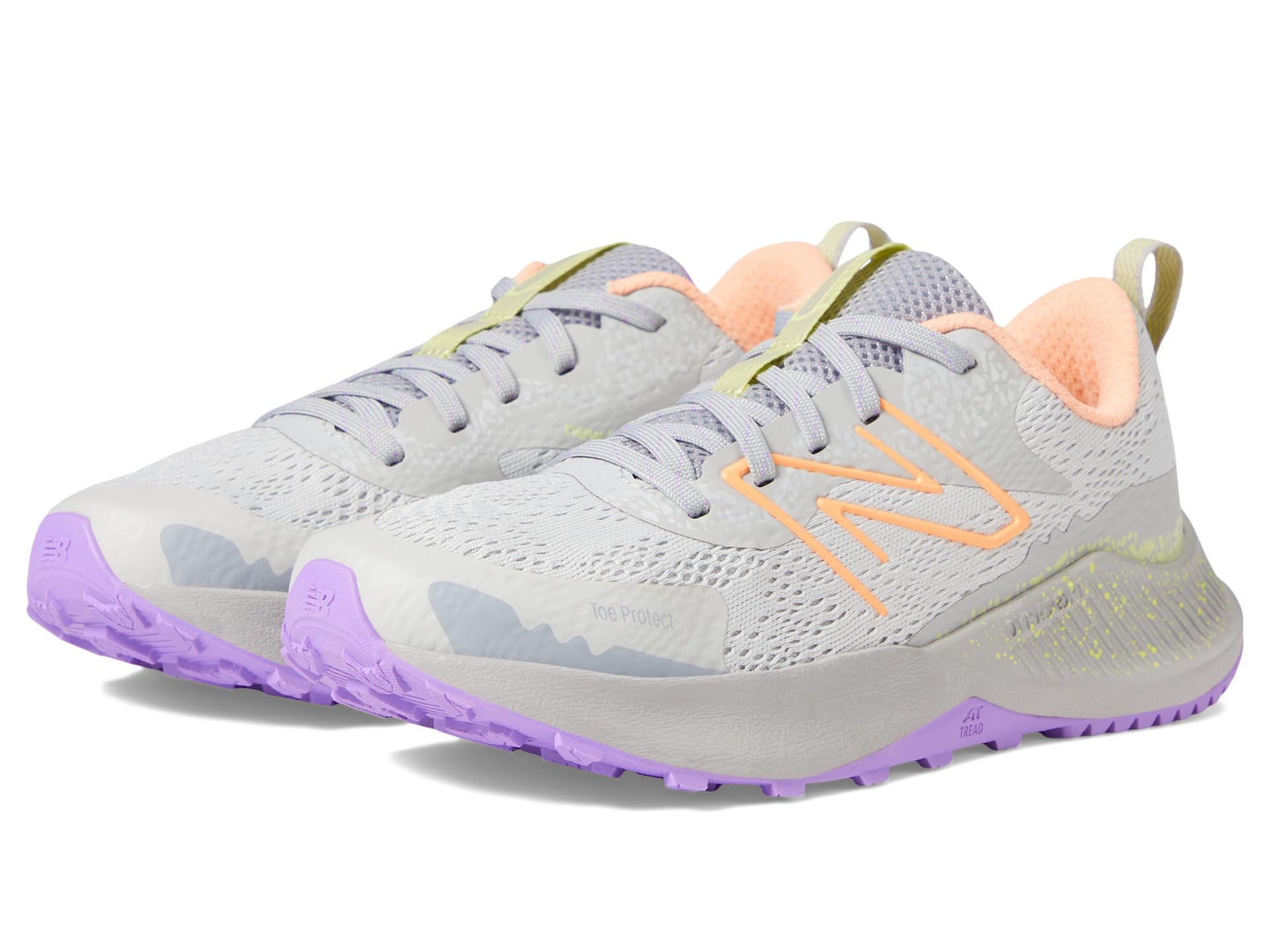 

Кроссовки New Balance Kids Dynasoft Nitrel v5, цвет Grey Matter/Guava Ice