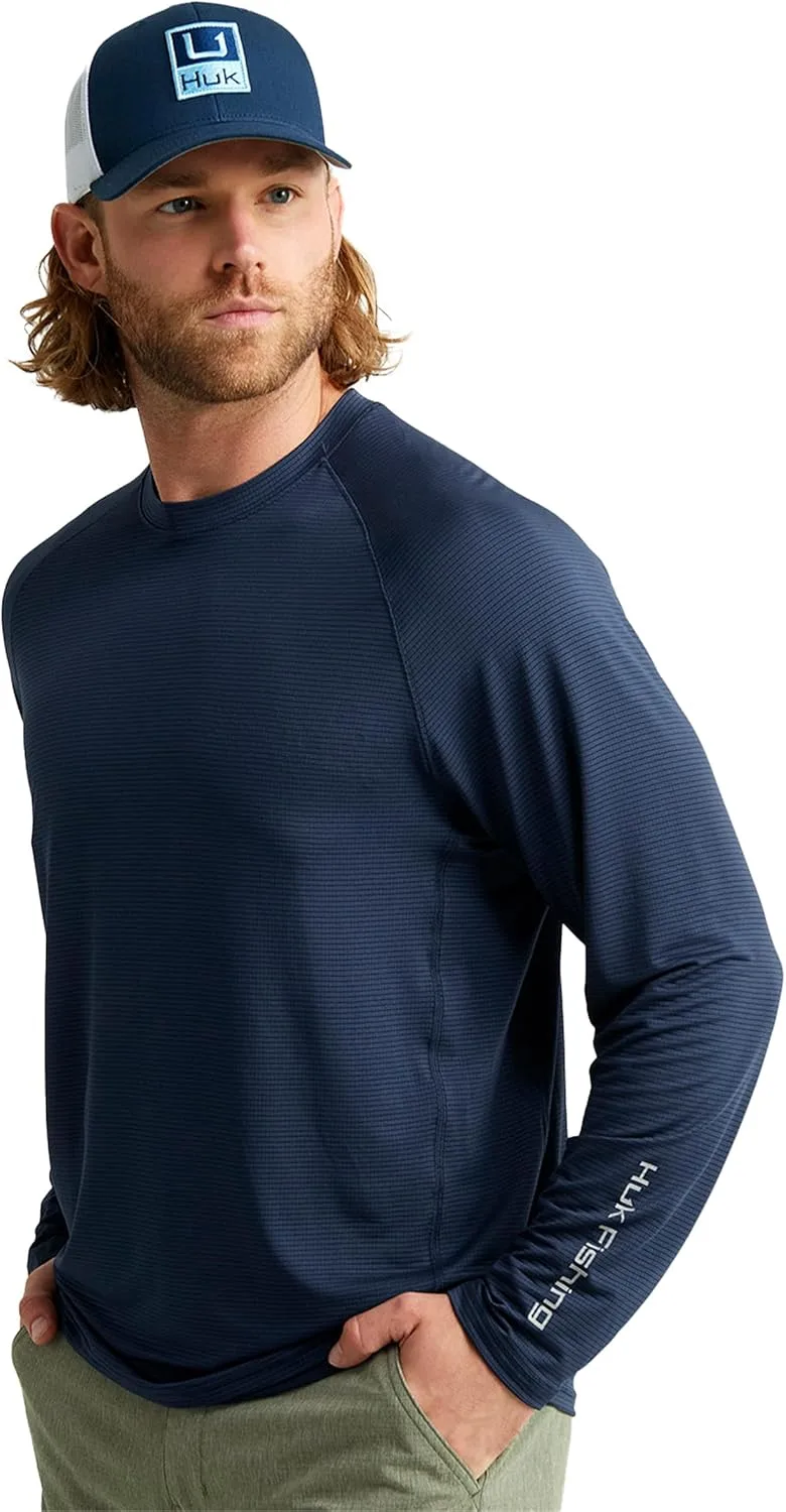 

HUK Мужская футболка A1a Crew, быстросохнущая, дышащая