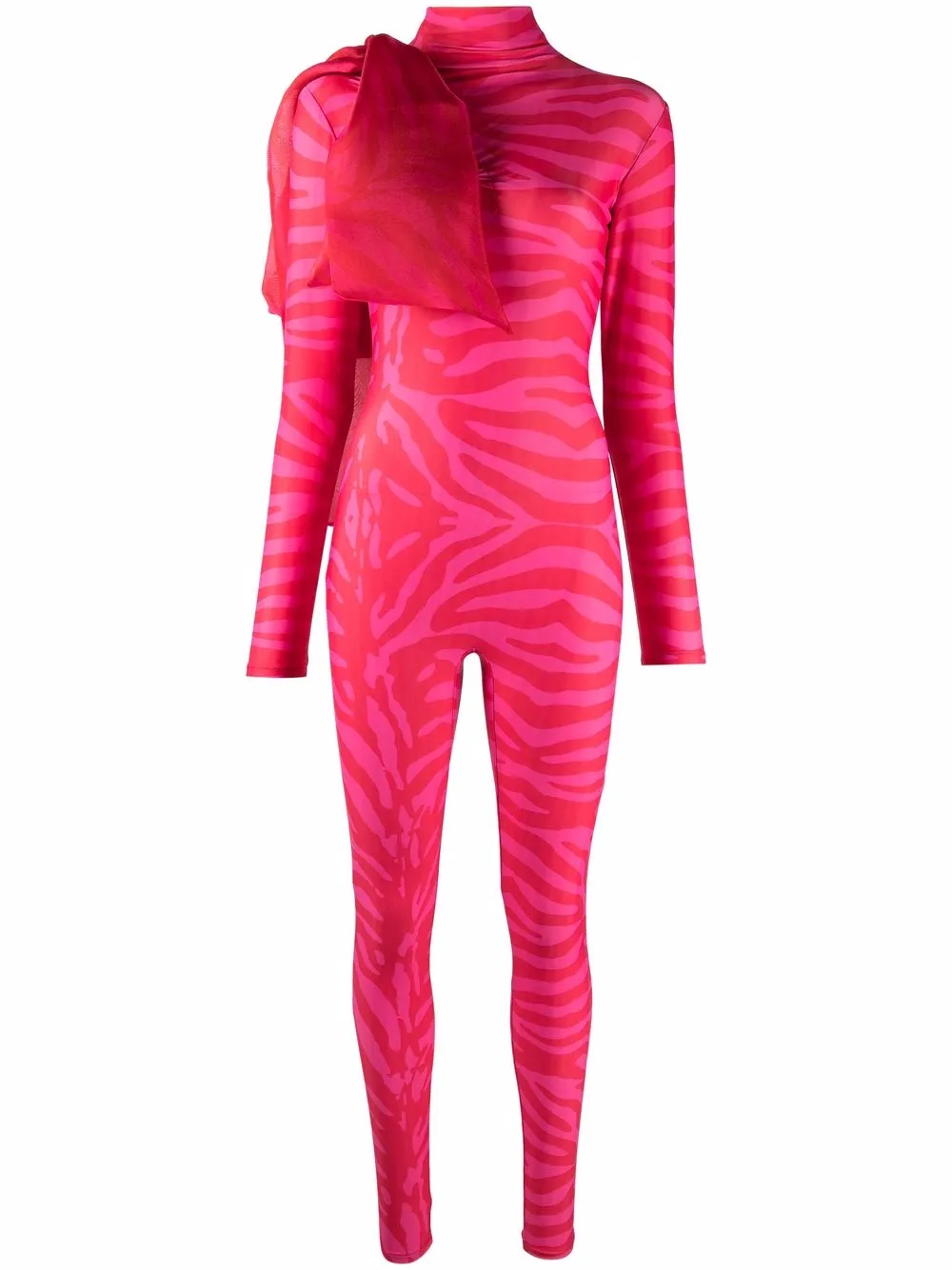 

Комбинезон с принтом Tiger Atu Body Couture, розовый