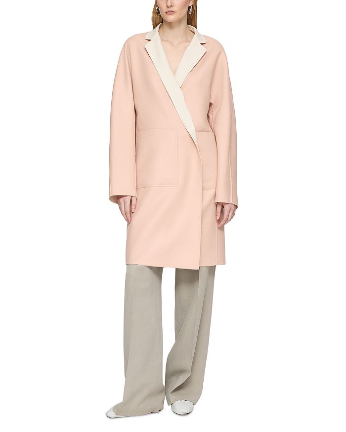 

Двустороннее пальто с открытым передом Lafayette 148 New York, розовый