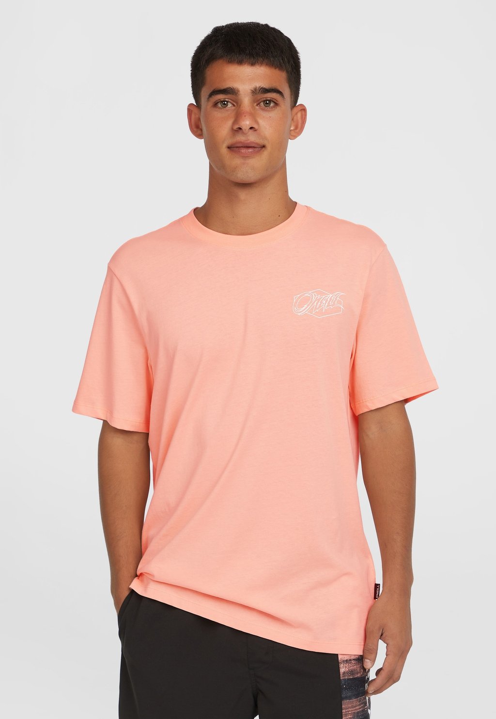 

Футболка с принтом BOX LOGO O'Neill, светло-розовый