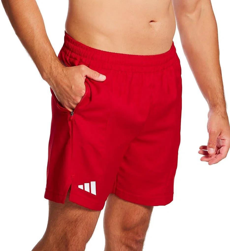 Шорты мужские D4T Woven с карманом adidas, Team Power Red/White