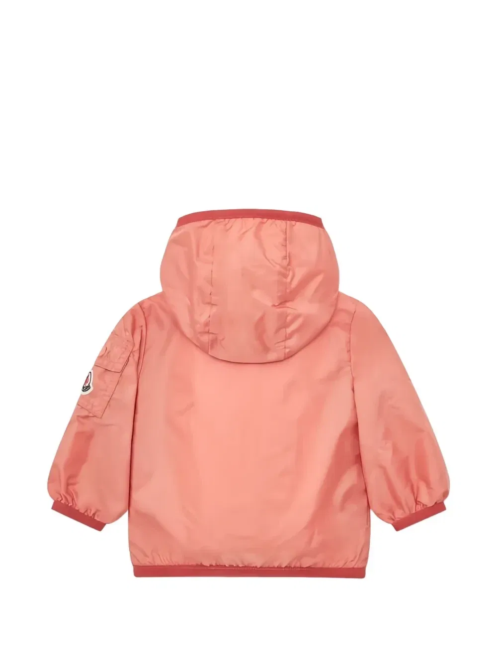 Куртка с капюшоном на молнии Moncler Enfant, оранжевый — фото 2