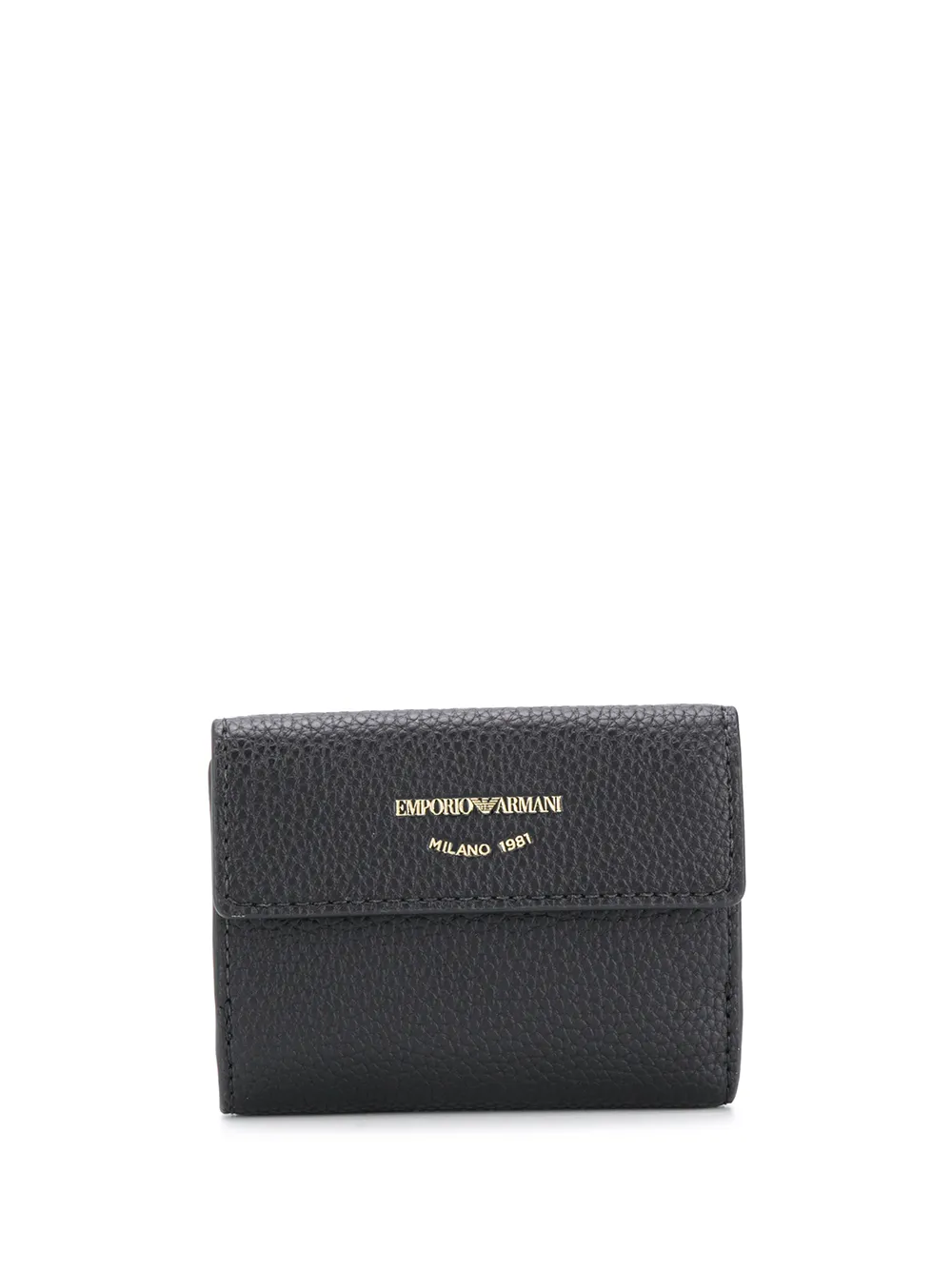 

Кошелек с логотипом EMPORIO ARMANI, черный