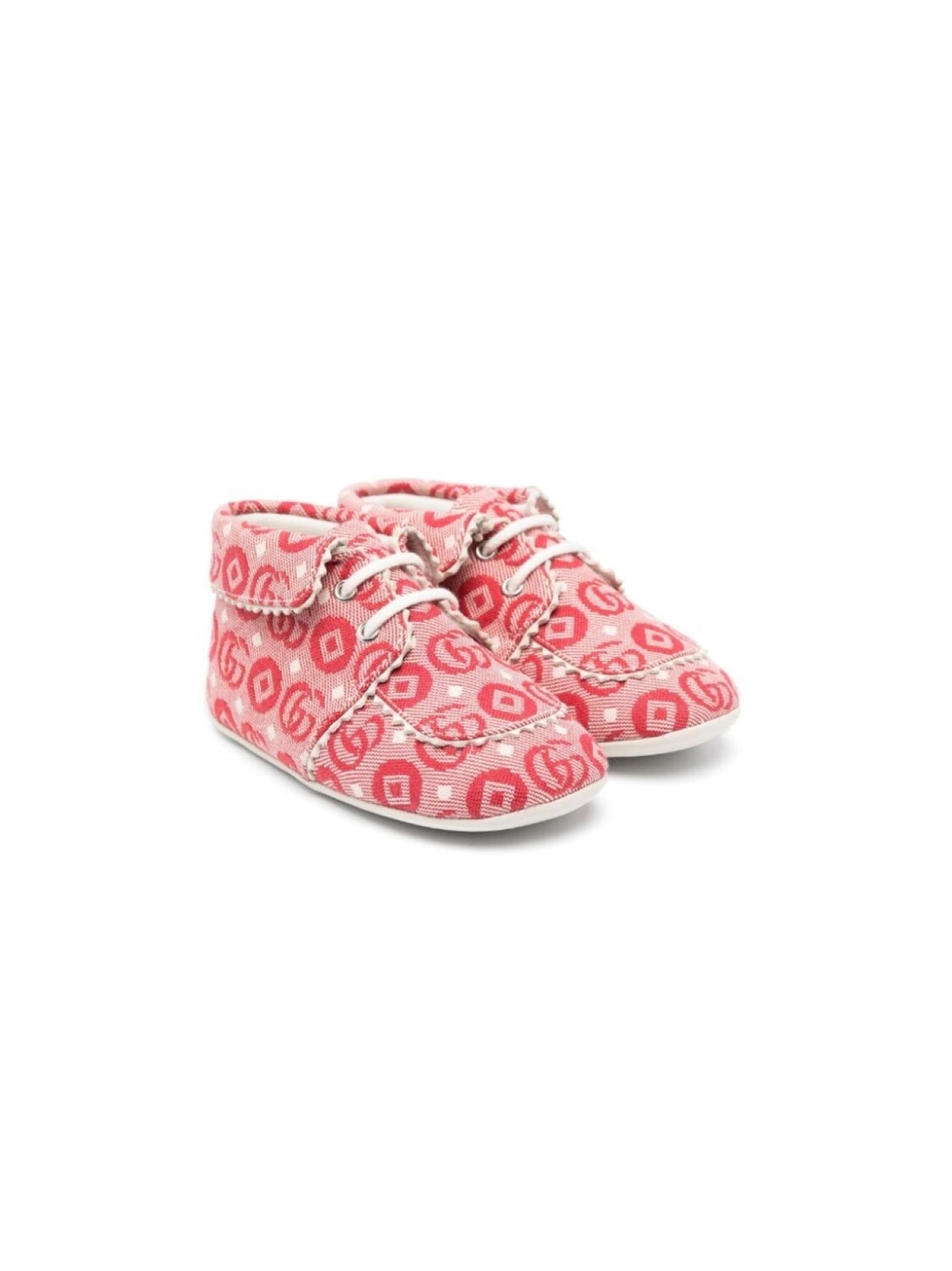 

Ботинки из канваса с логотипом GG Gucci Kids, красный
