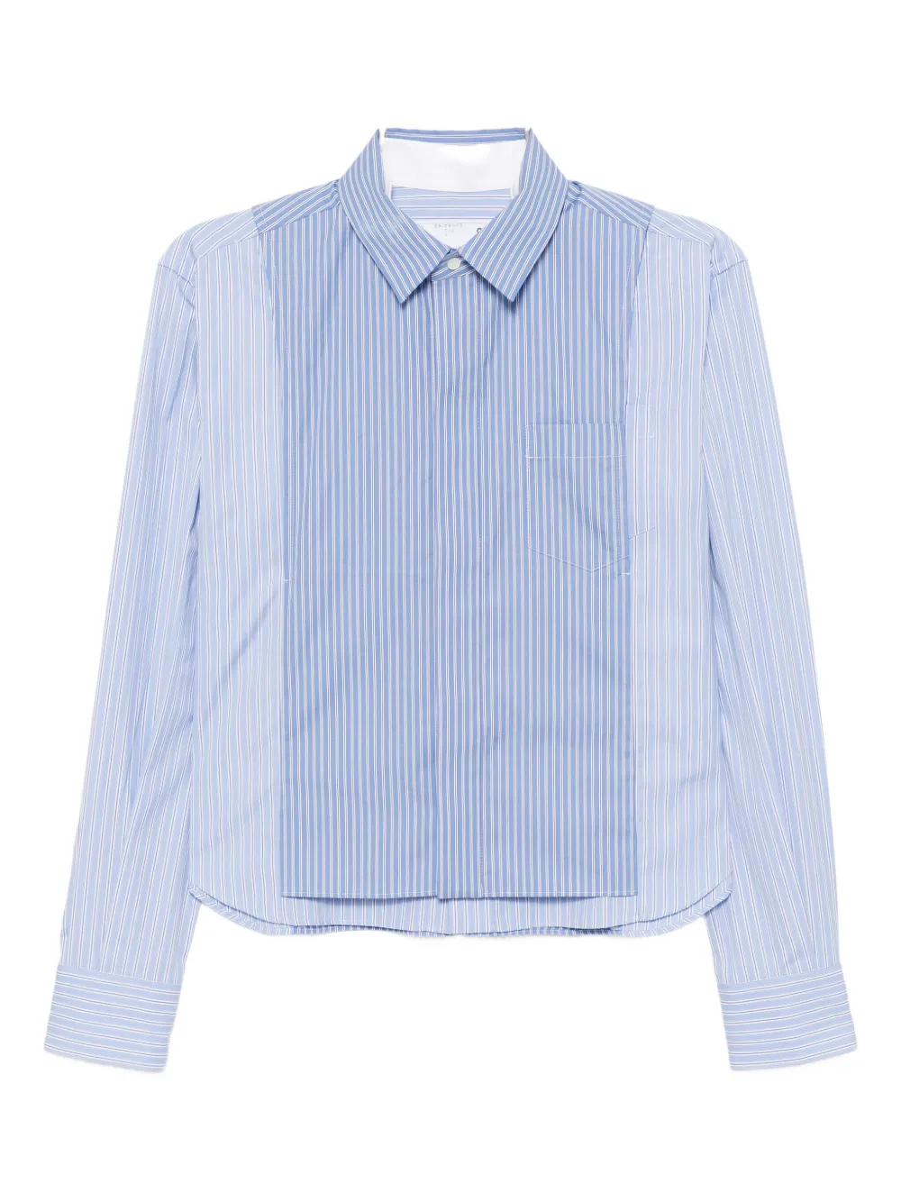 

Полосатая рубашка SACAI, синий