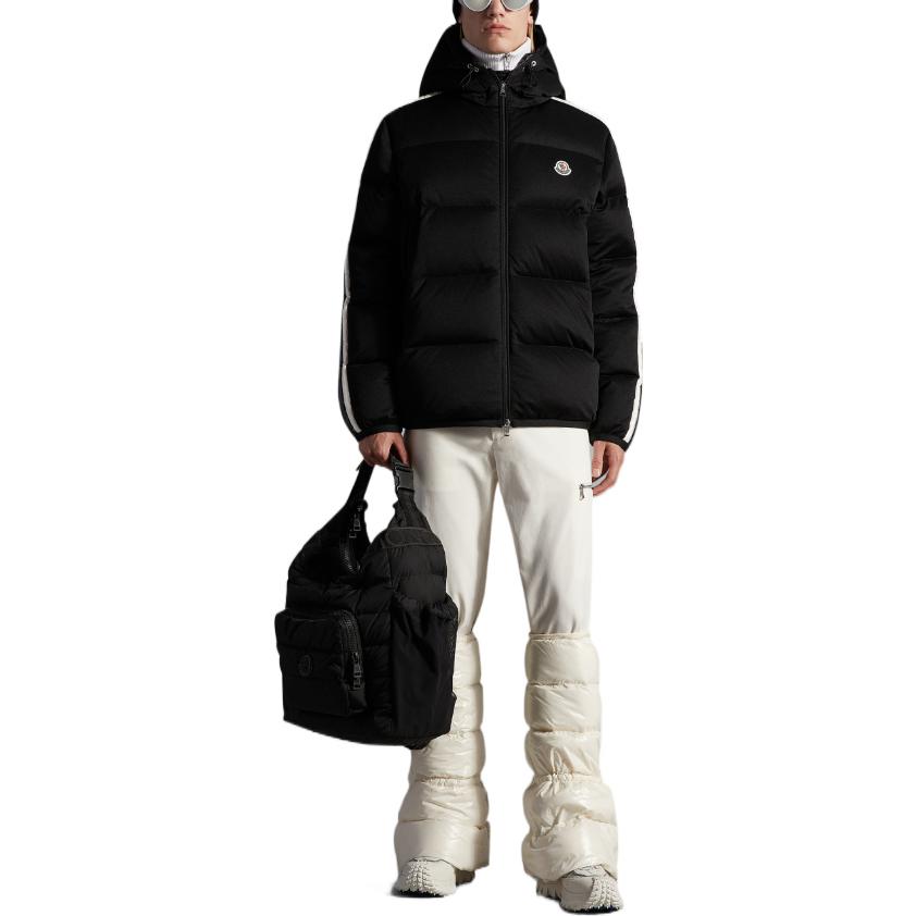 Moncler Санбесан Короткая пуховая куртка, Black — фото 4