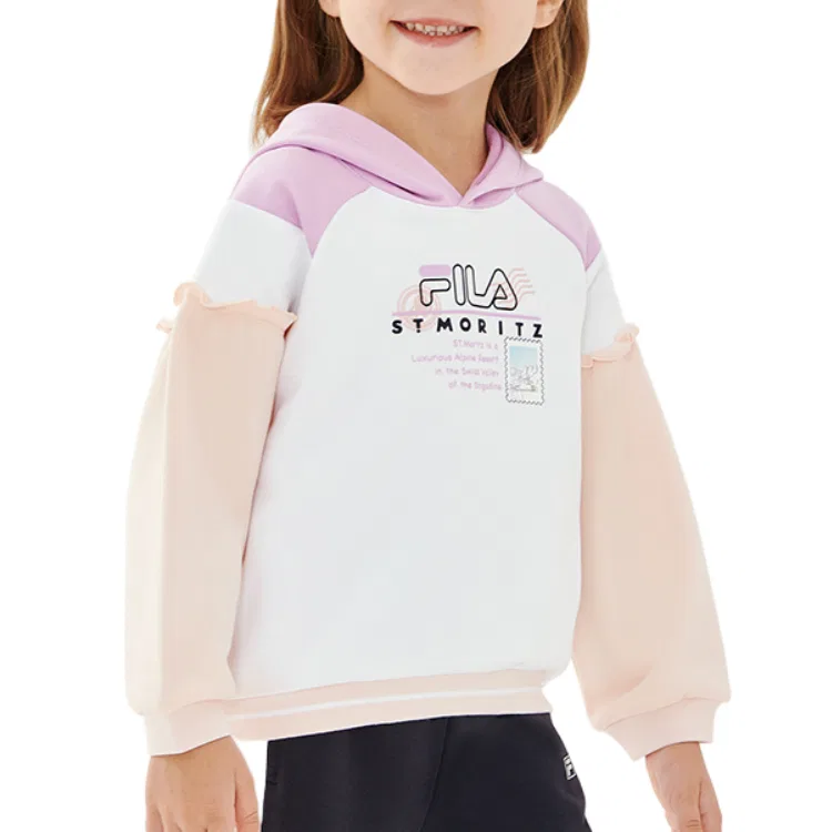 Свитшот детский для детей 3-7 лет FILA KIDS, Dream Lin Purple — фото 3