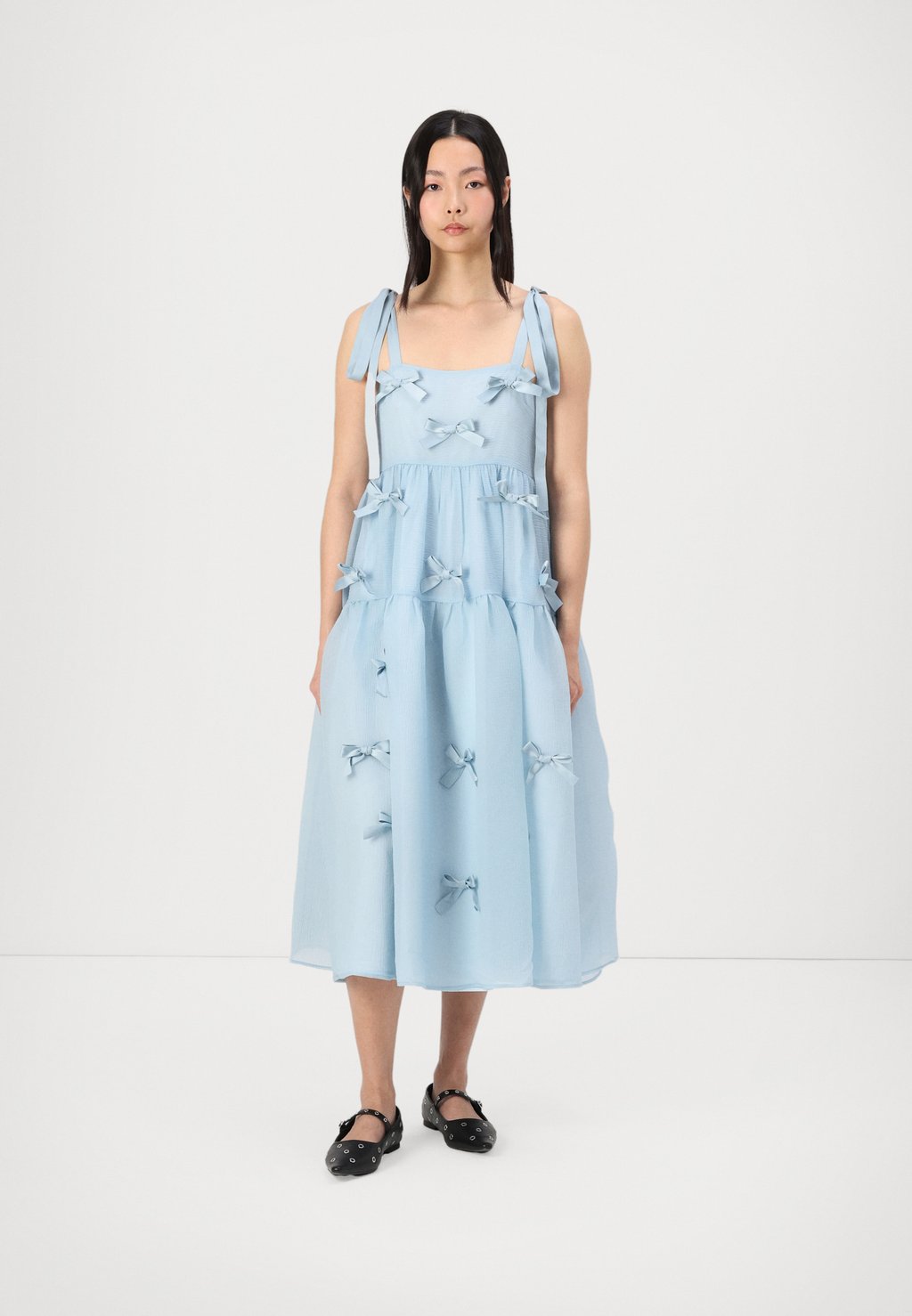

Повседневное платье BIRDIE BOW MIDI DRESS Sister Jane, синий