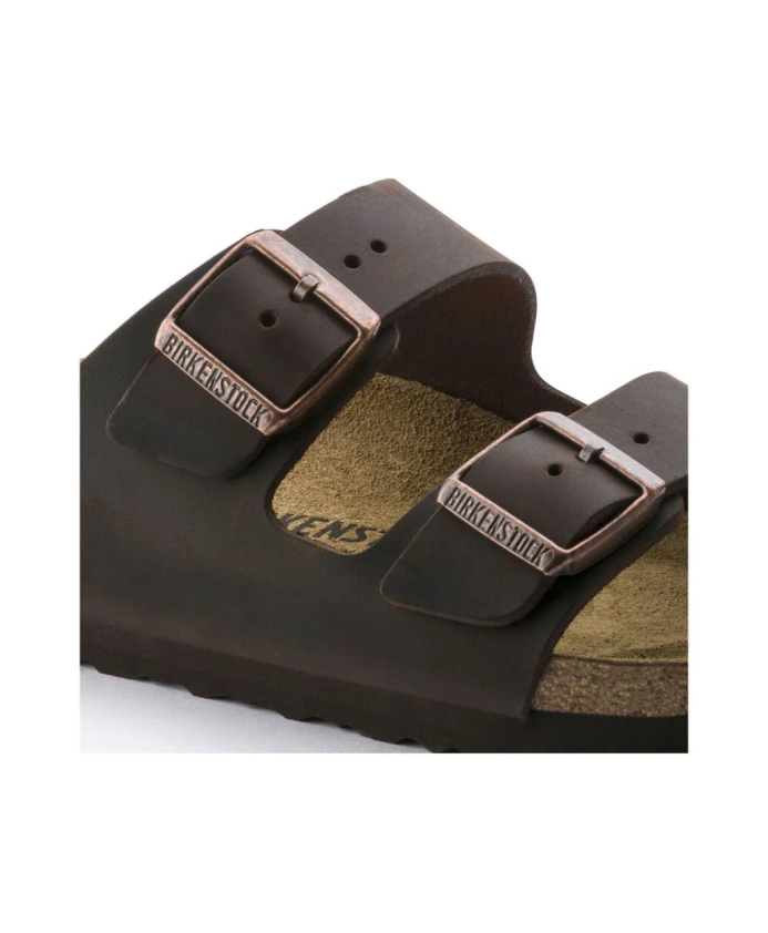 Сандалии Birkenstock Arizona Natural Leather Oiled, коричневый — фото 3