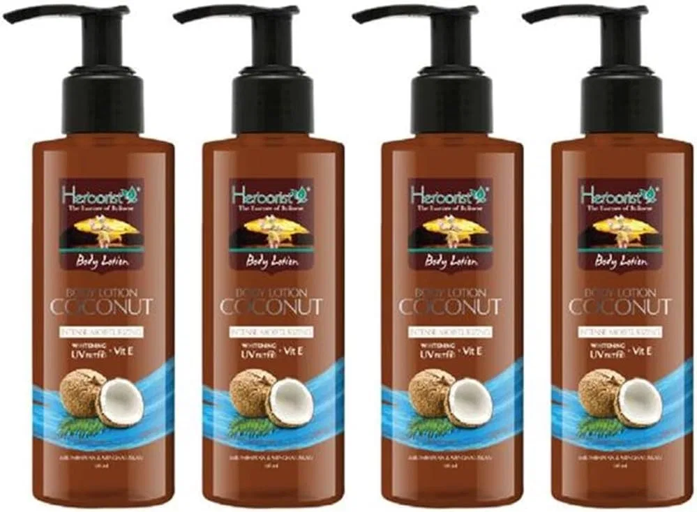 Набор лосьонов для тела Herborist Coconut 4×145 мл
