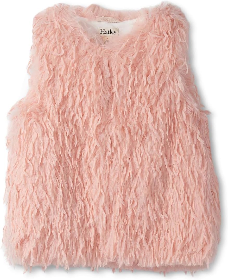 

Жилет Hatley Kids Faux Fur Vest, розовый