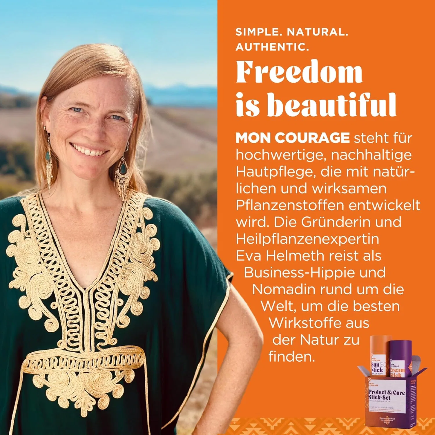 Солнцезащитный стик SPF30+ с UVA/UVB защитой Mon Courage — фото 3