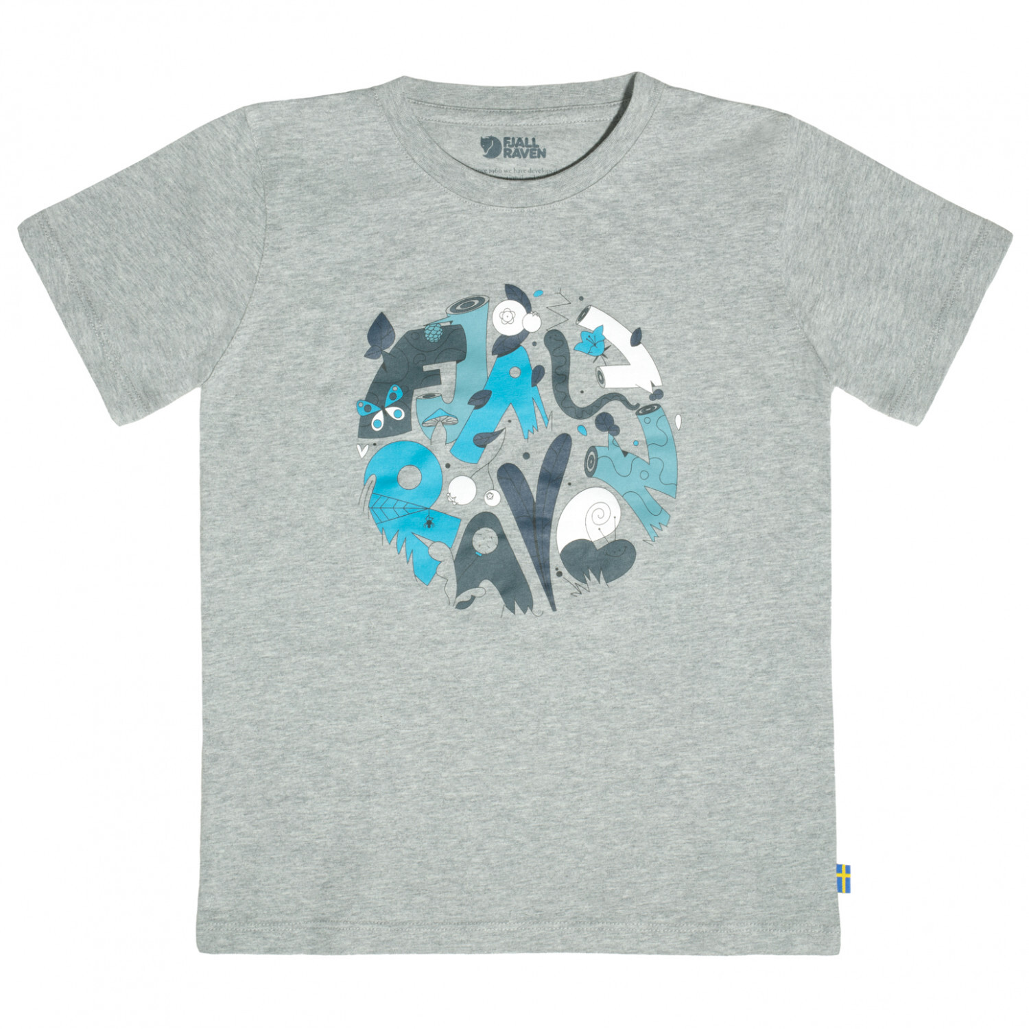 

Футболка Fjällräven Kid's Forest Findings, цвет Grey/Melange