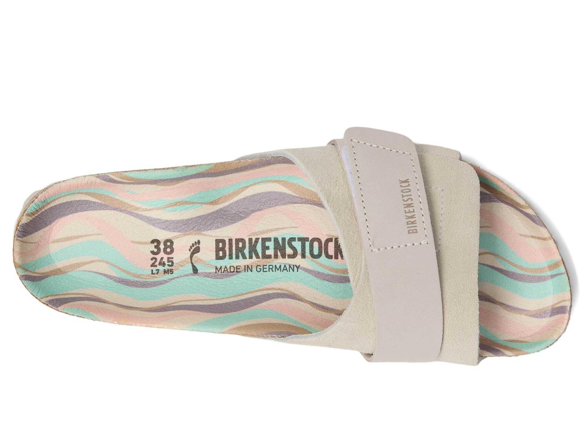 Сандалии Birkenstock Oita Printed Footbed, Antique White — фото 2