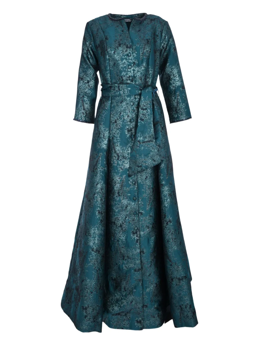 

Макси-платье Elham с отделкой пуговицами Baruni, синий