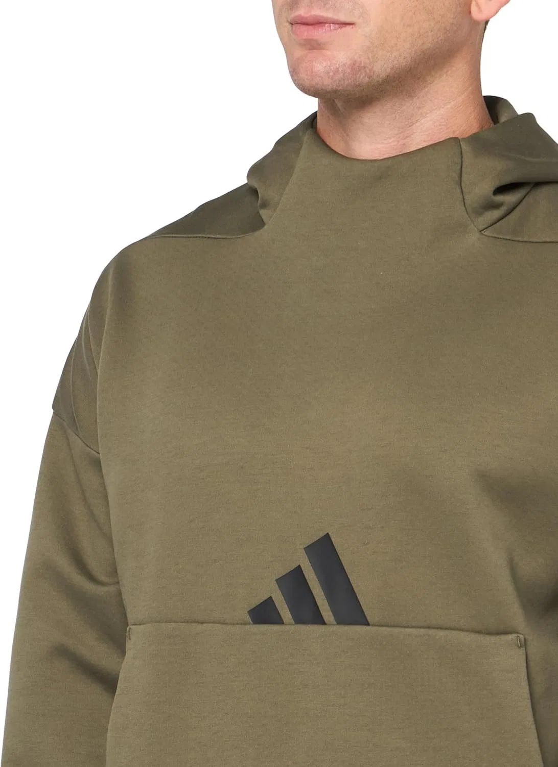 Толстовка Adidas Z.n.e. для мужчин, оливковый — фото 3