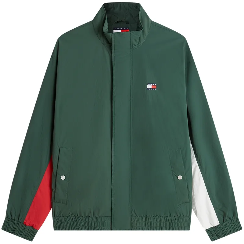 Куртка мужская с воротником стойкой тонкая Tommy Hilfiger, Green MBL