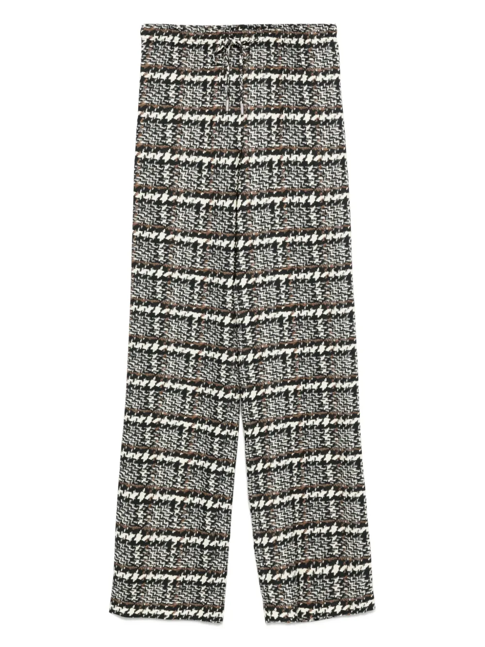

Брюки в клетку Ermanno Scervino, черный