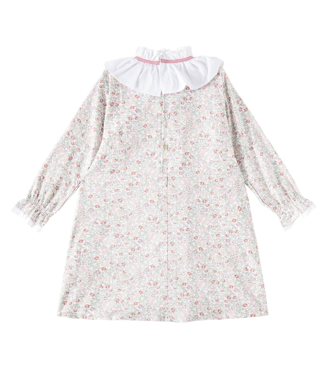 Платье Odisea с цветочным принтом из хлопка La Coqueta, цвет ivory floral — фото 3