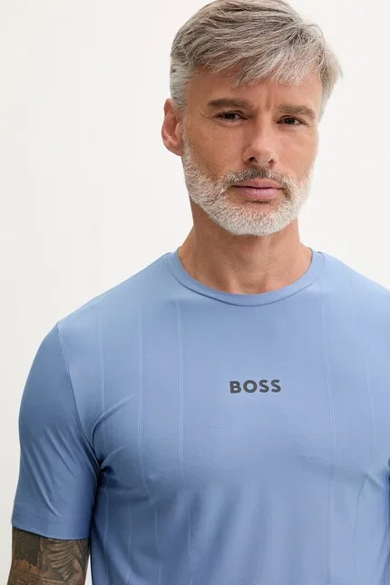 Футболка мужская классическая BOSS Green, синий — фото 4