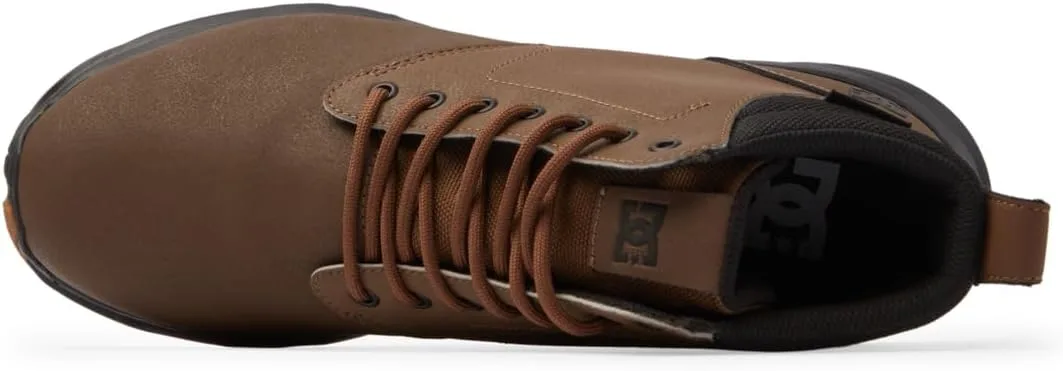 Мужские водонепроницаемые кожаные туфли DC Shoes Mason 2 ADYS700216, темно-коричневый — фото 4