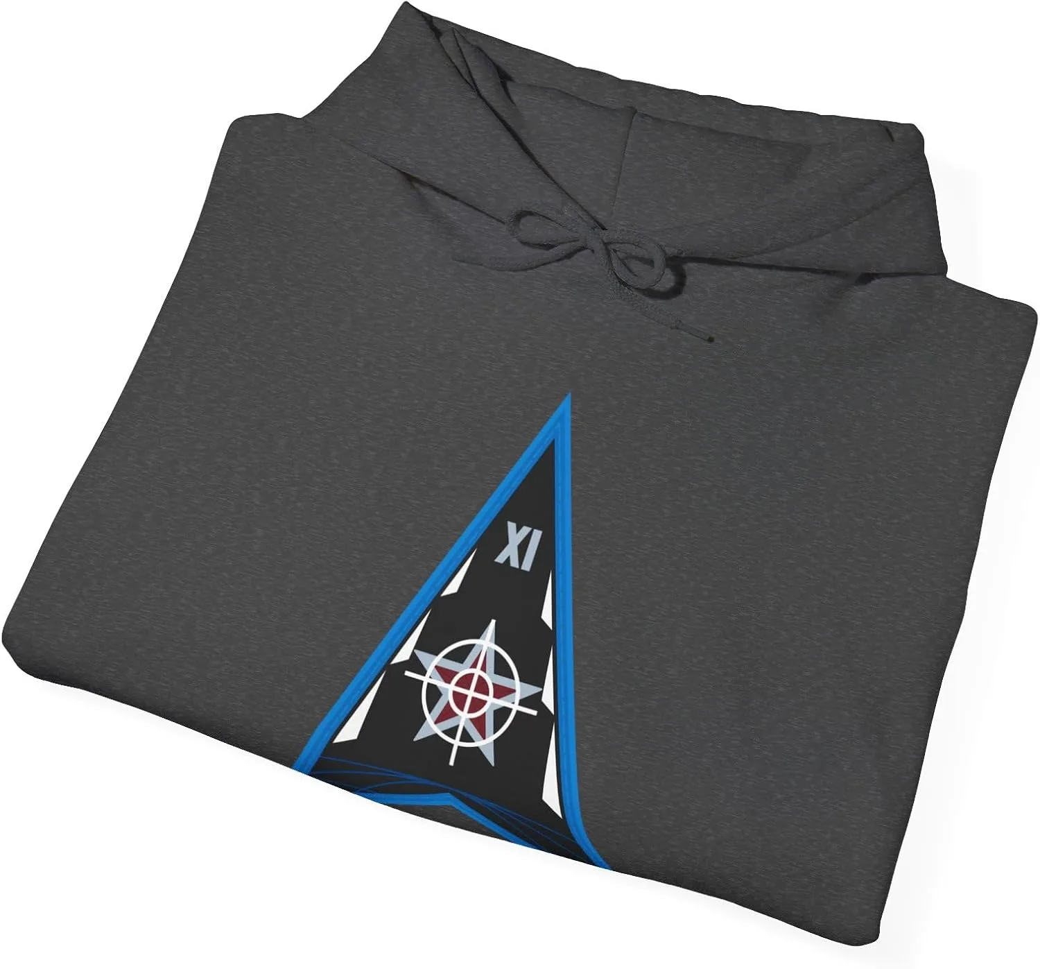 Толстовка Space Delta 11 (Космические силы США) GENERIC, Dark Heather — фото 4