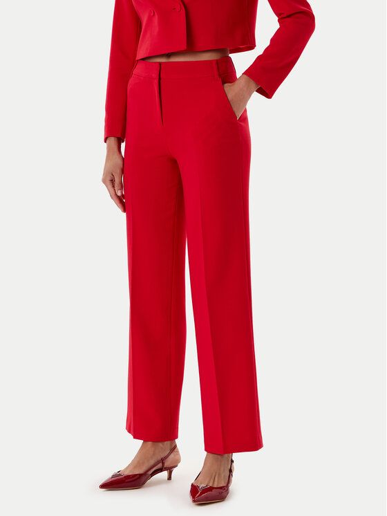 

Брюки из ткани wide leg Masda 3 T2508.147 Tatuum, красный