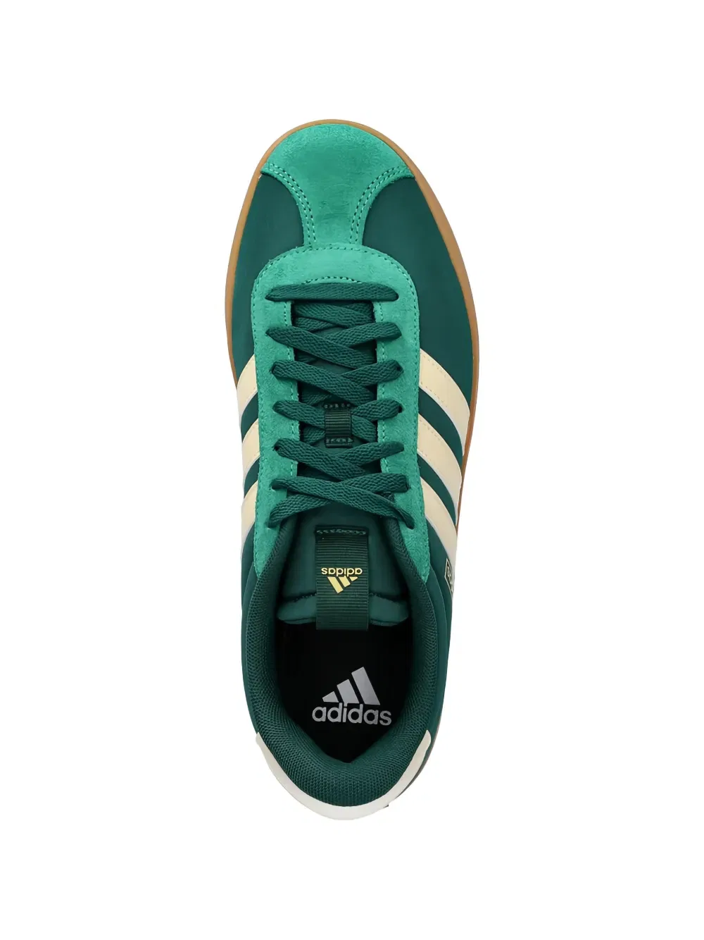 Кроссовки Vl court 3.0 Adidas, зеленый — фото 3