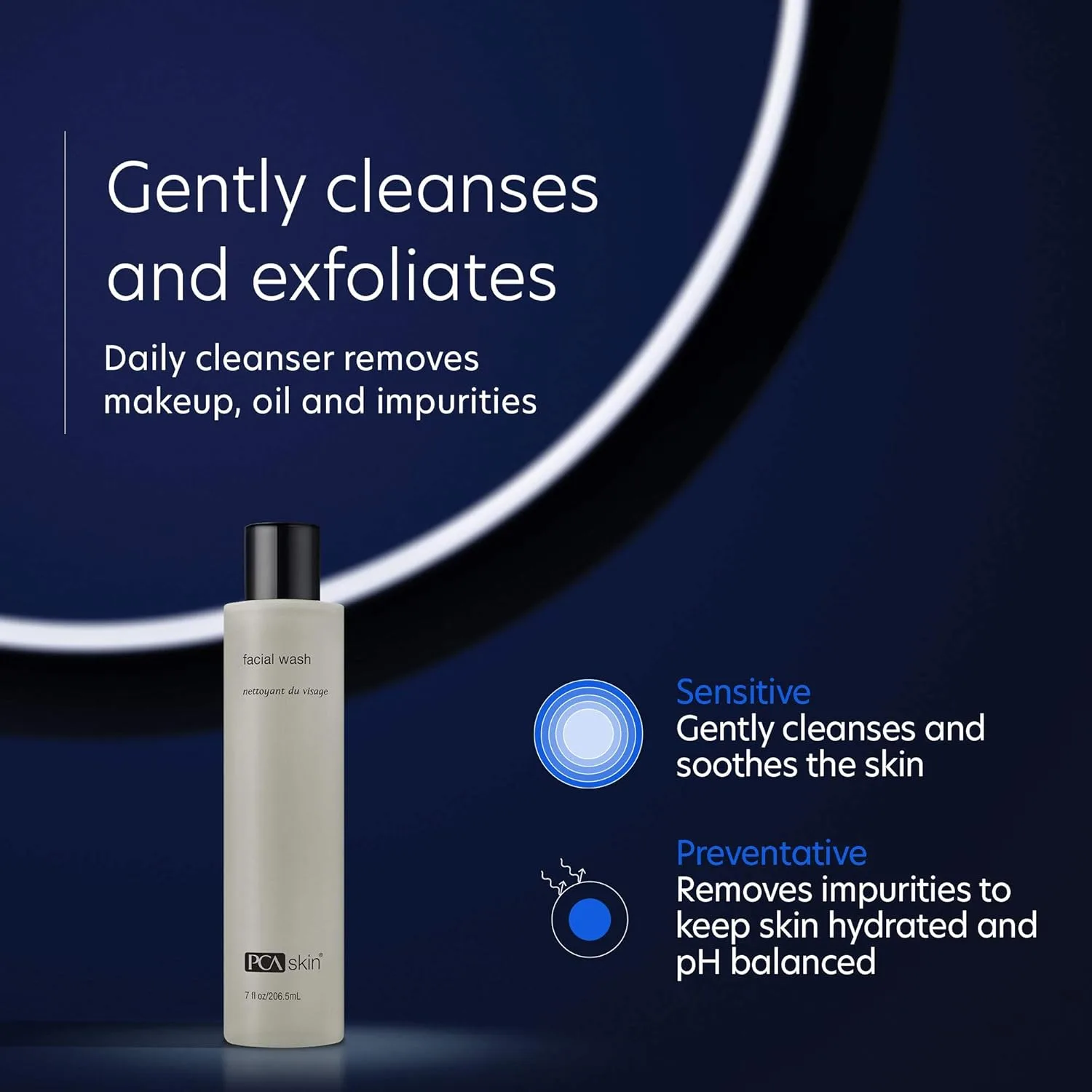 Набор PCA SKIN Hydrating Toner 4.4oz, тонизирует, осветляет, отшелушивает, для всех типов кожи + PCA SKIN Gentle Foaming Face Wash 7oz, удаляет грязь, жир и макияж, для чувствительной и зрелой кожи — фото 3