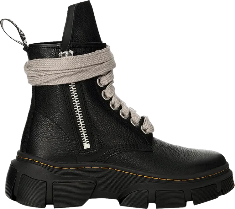 Кроссовки Dr. Martens x Rick Owens Wmns 1460 DMXL Jumbo Lace Boot 'Black', черный
