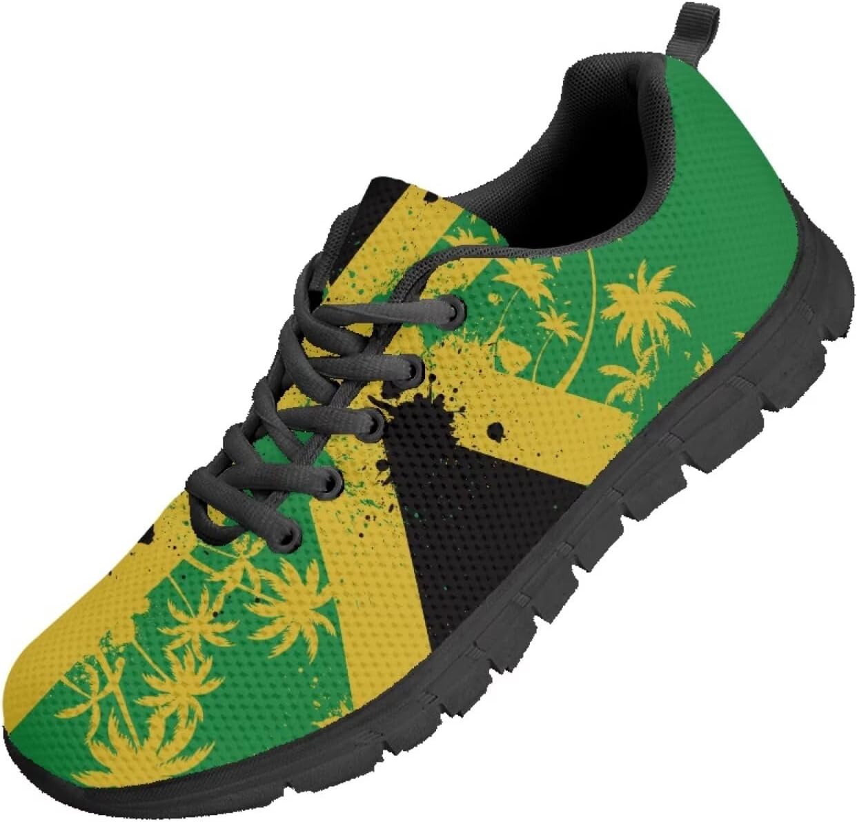 

Кроссовки Funnydude Funny Print для мужчин, удобные повседневные легкие прогулочные кроссовки, Jamaica