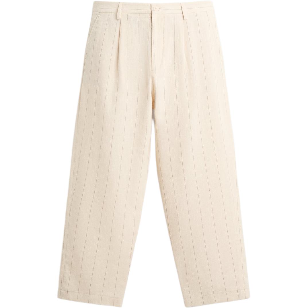 

Повседневные брюки мужские сырого белого цвета ZARA