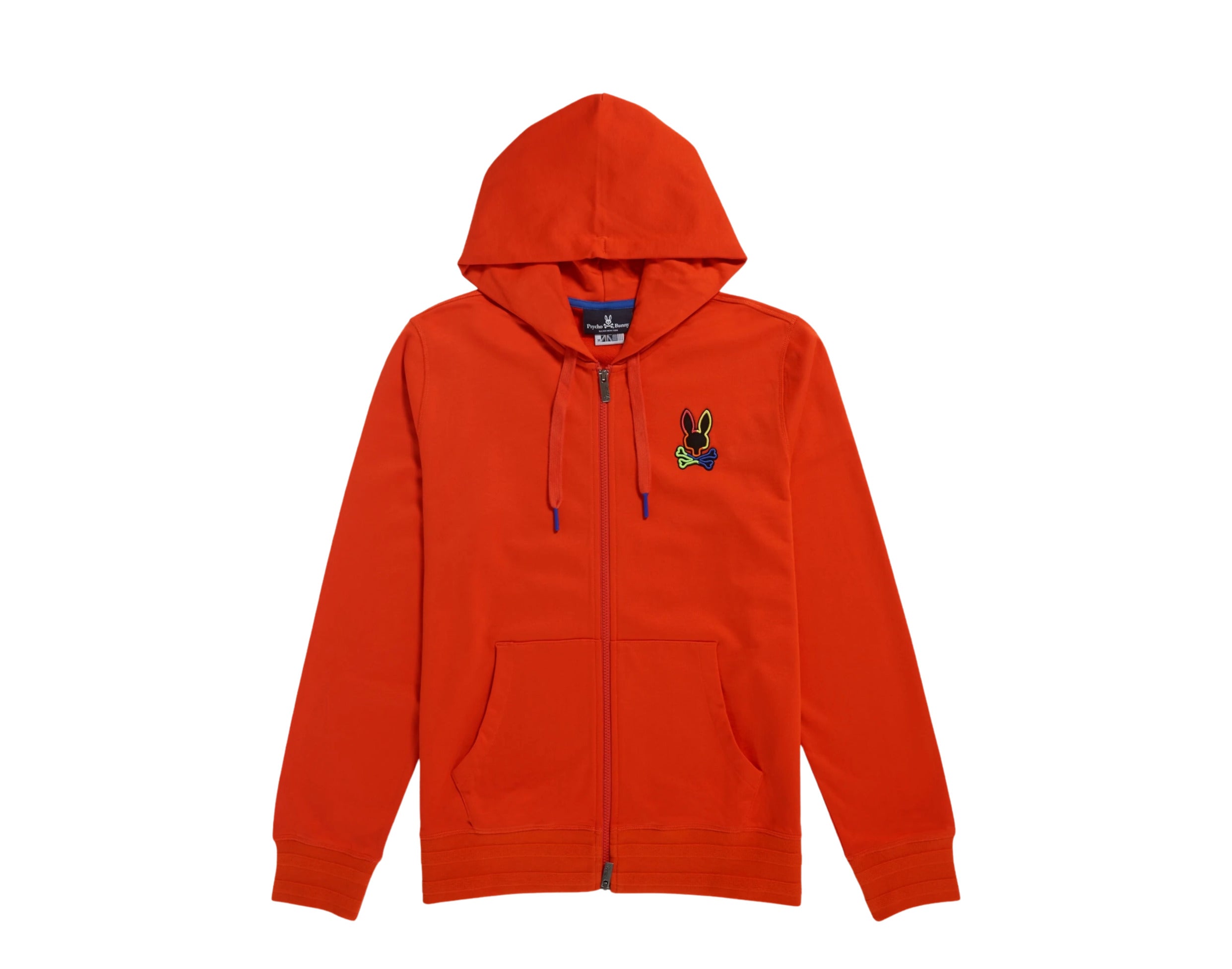 

Мужская толстовка с капюшоном Psycho Bunny Leo Red Spice/Multi B6H244S1FT-RES