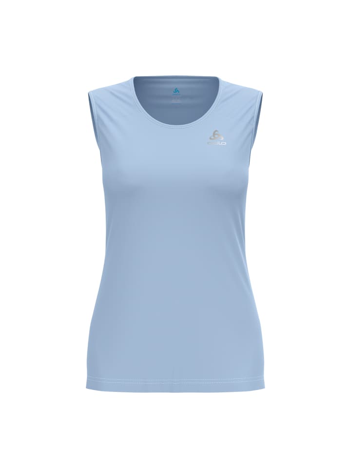 

Odlo Футболка с воротником для экипажа танка, светло-голубая, Синий, Odlo Футболка с воротником для экипажа танка, светло-голубая