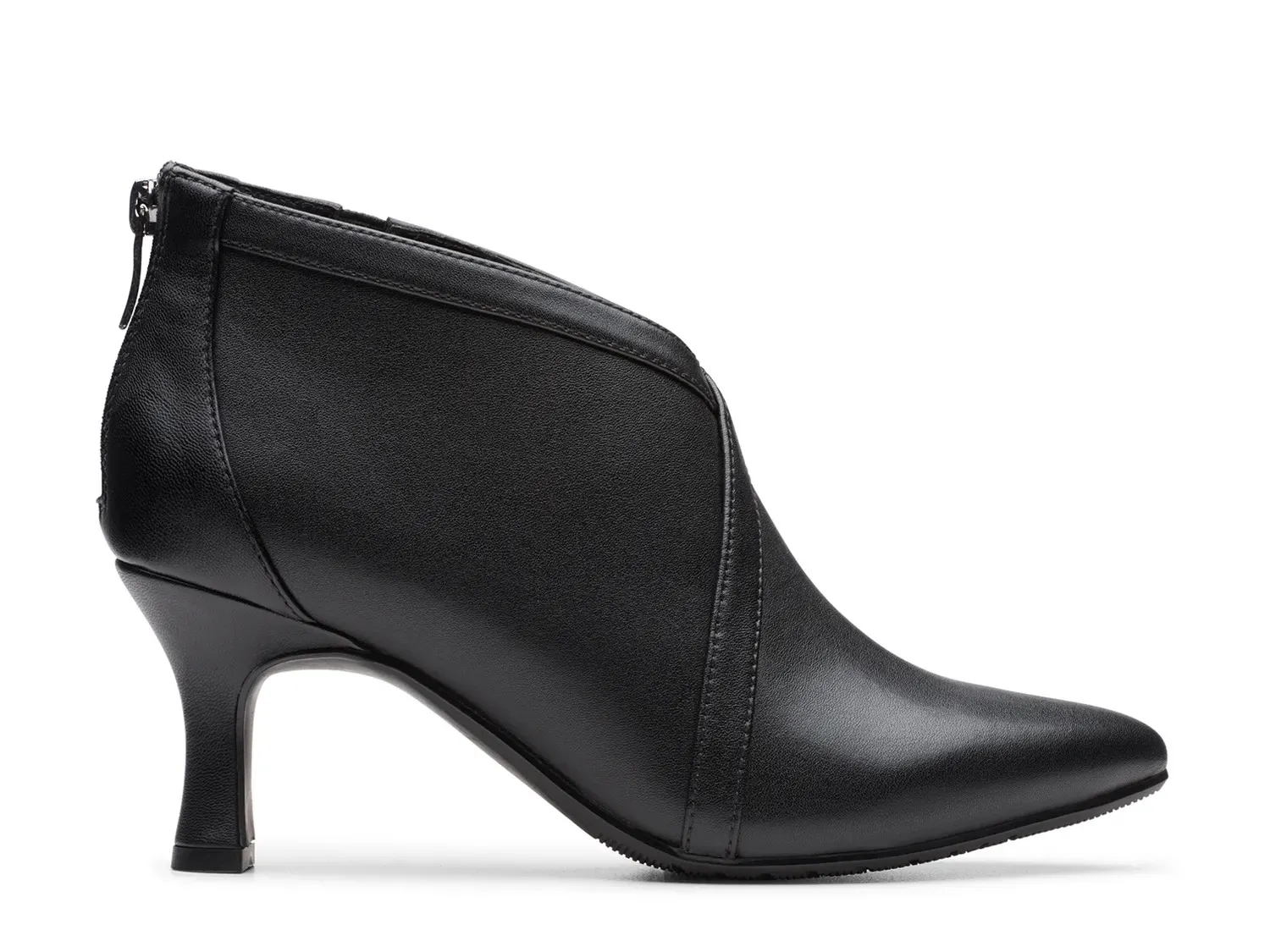 Ботильоны женские Clarks Kataleyna Sol кожаные на тонком каблуке, черный — фото 4