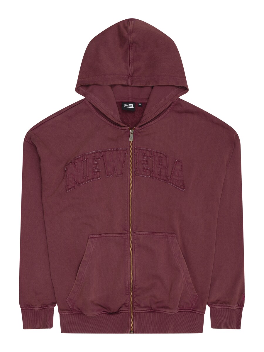 

Толстовка с капюшоном на молнии NEW ERA, бургундия, Красный, Толстовка с капюшоном на молнии NEW ERA, бургундия