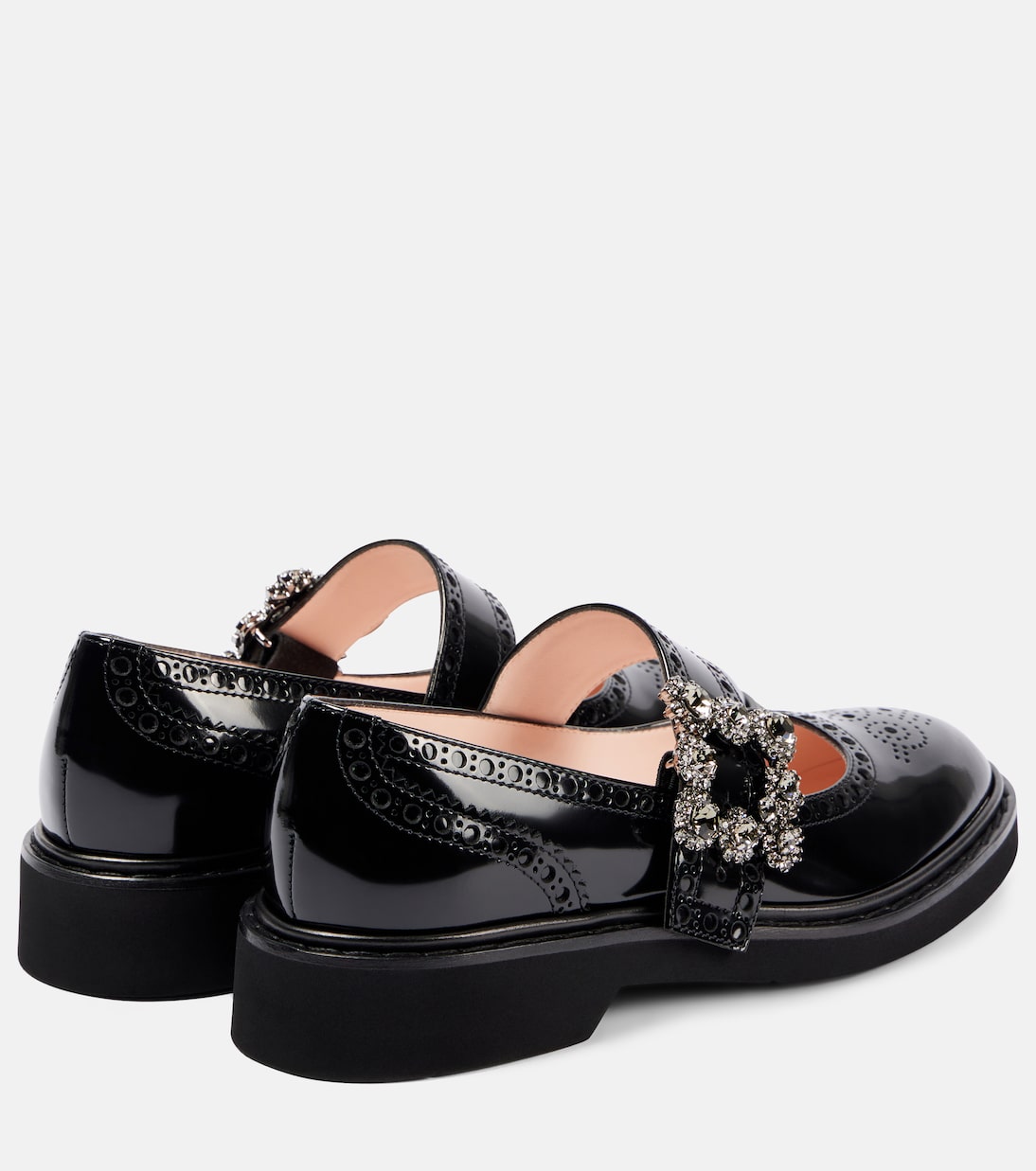 Туфли Мэри Джейн из лакированной кожи Viv' Rangers Roger Vivier, Nero — фото 2