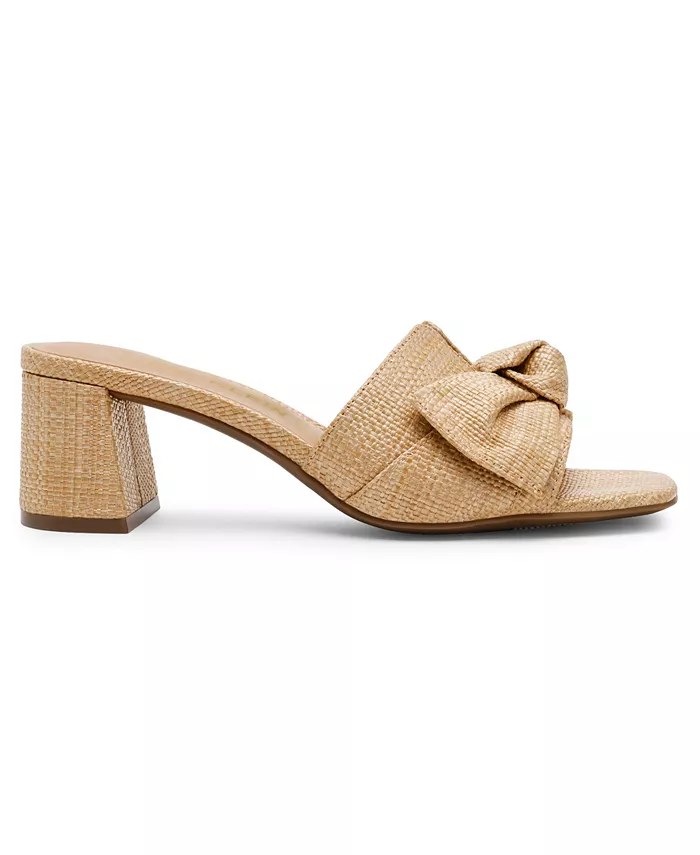 Женские босоножки Kizmet Knot Block Heel Anne Klein, загар/бежевый — фото 2