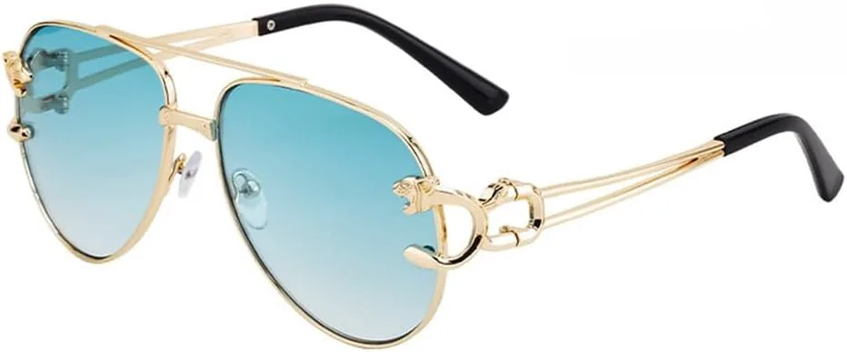 

Солнцезащитные очки для женщин и мужчин, для вождения, маленькие, с защитой от УФ-излучения UV400, в ретро-стиле, с металлической оправой, овальной формы HDUBFY, 3