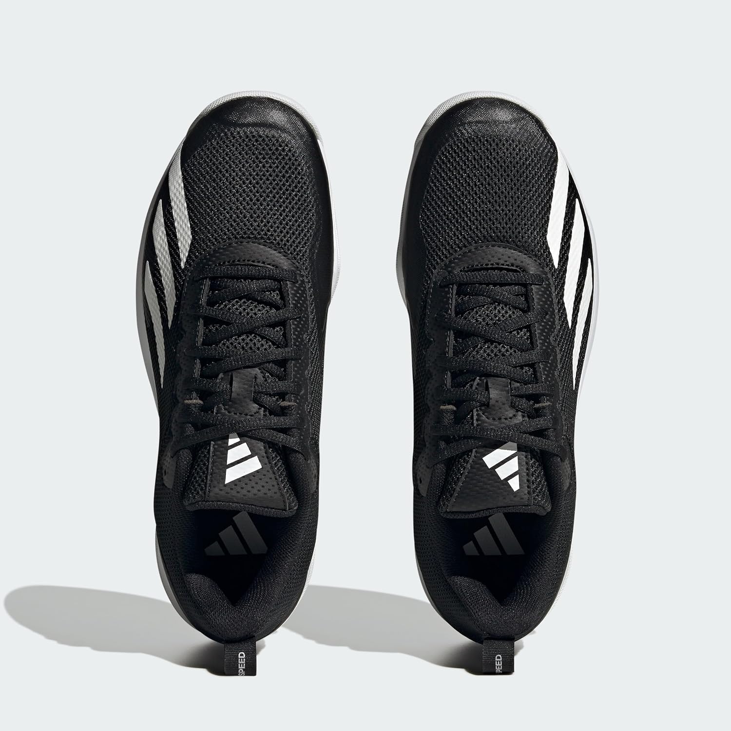 Мужские гимнастические кроссовки adidas Courtflash Speed, белый/черный — фото 4