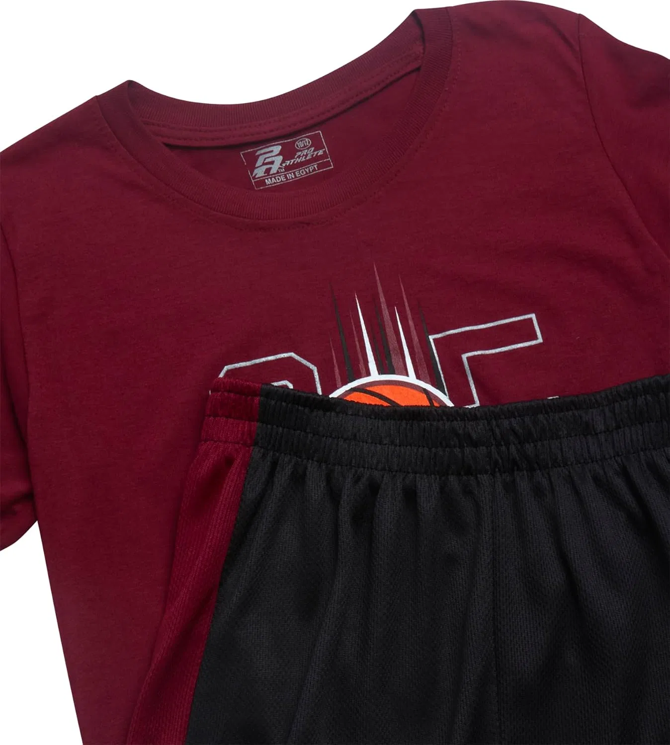 Спортивный костюм для мальчиков Pro Athlete, 2 предмета, цвет Maroon/Black Sports — фото 2